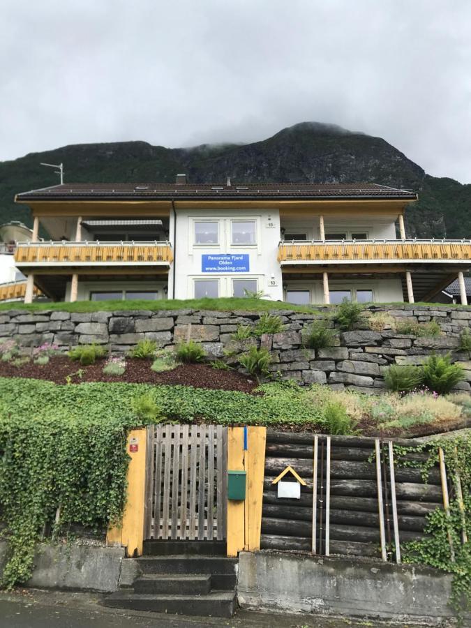 Panorama Fjord Olden Apartment Exterior foto
