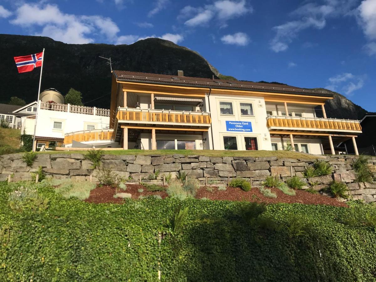 Panorama Fjord Olden Apartment Exterior foto